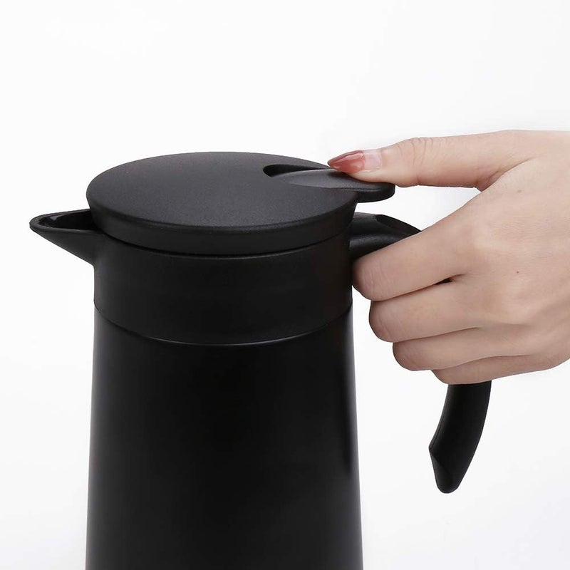 GearRoot 28oz Coffee Carafe Airpot Insulated Coffee Urn Stainless Steel Vacuum Thermal Pot Flask for Coffee, Hot Water, Tea, Hot Beverage - Keep 9 Hours Hot, 18 Hours Cold - Image 5